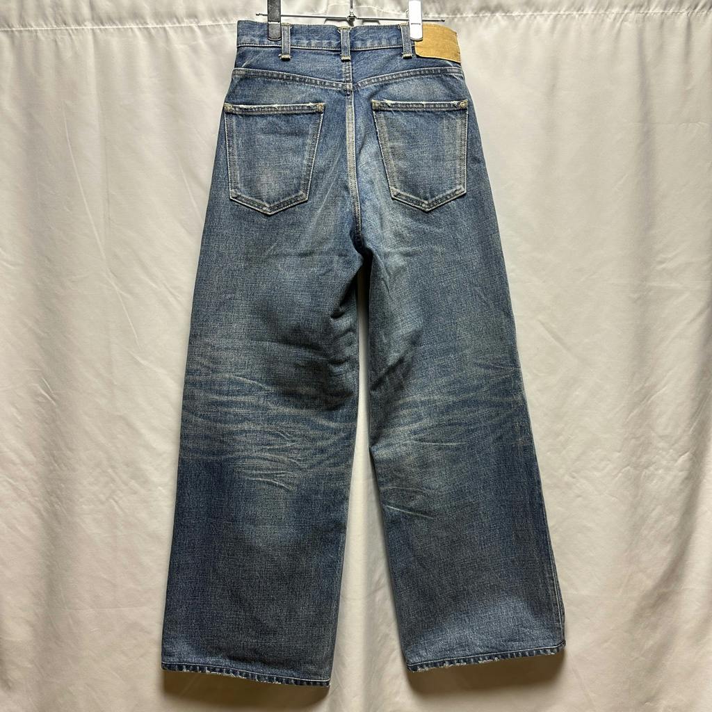 希少◇CELINE セリーヌ ワイドデニムパンツ W_FL_019 ストレート