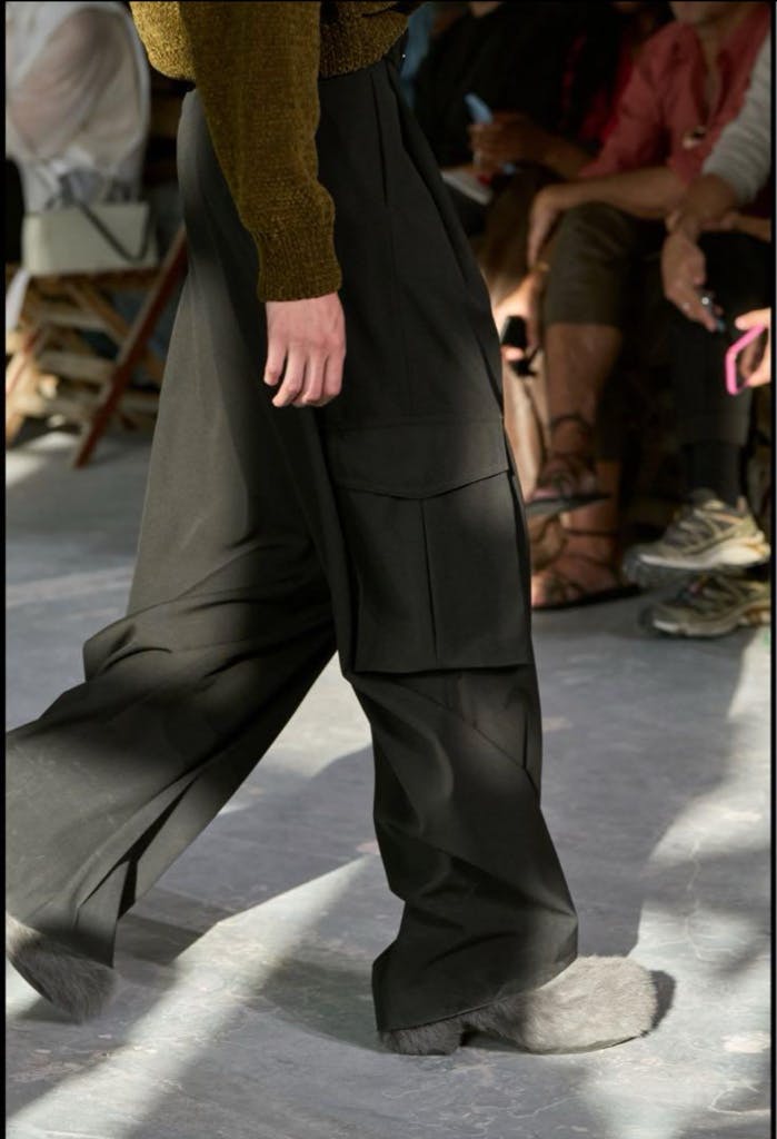 【24SS NEW】DRIES VAN NOTEN / シルク プリント カーゴパンツ 24SS NEW】DRIES VAN NOTEN / シルク プリント カーゴパンツ パンツ