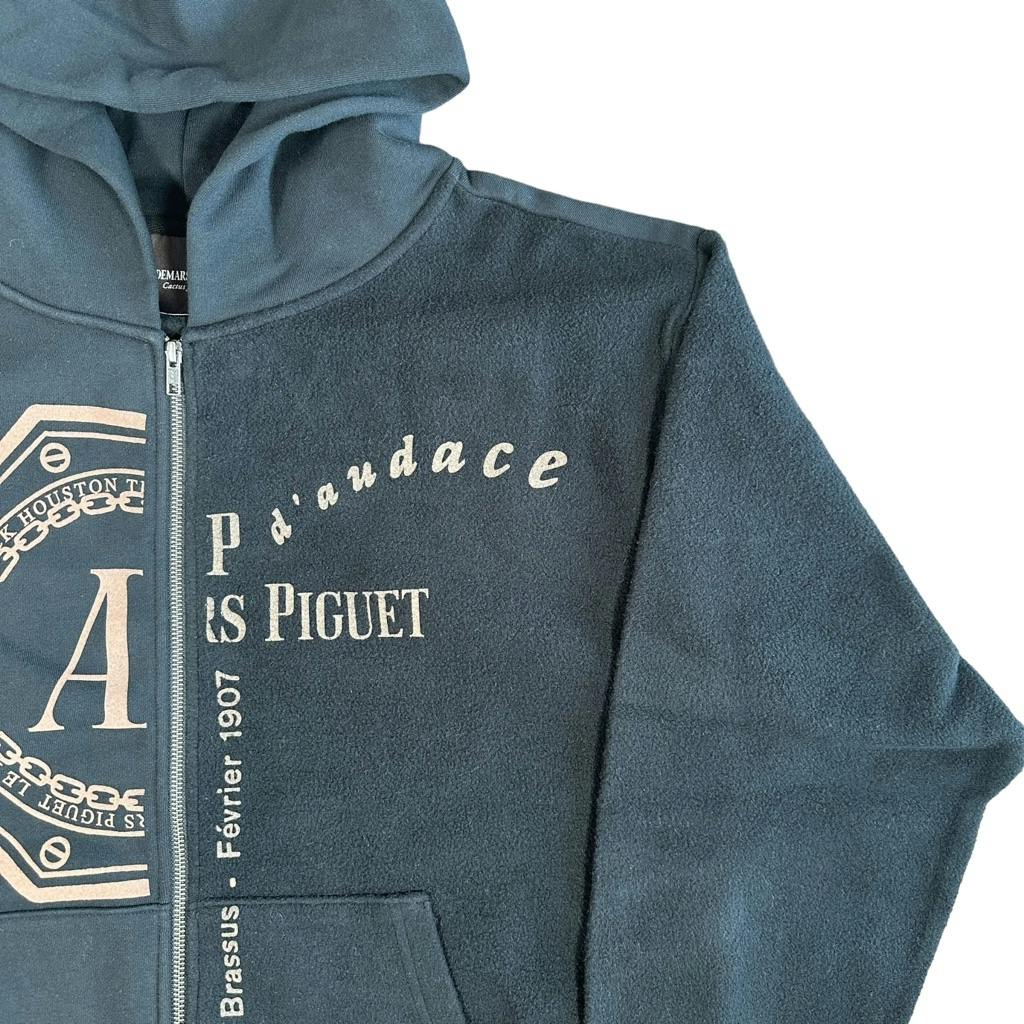 CJ x AP SPLIT LOGO ZIP UP HOODIE L Audemars Piguet × Travis