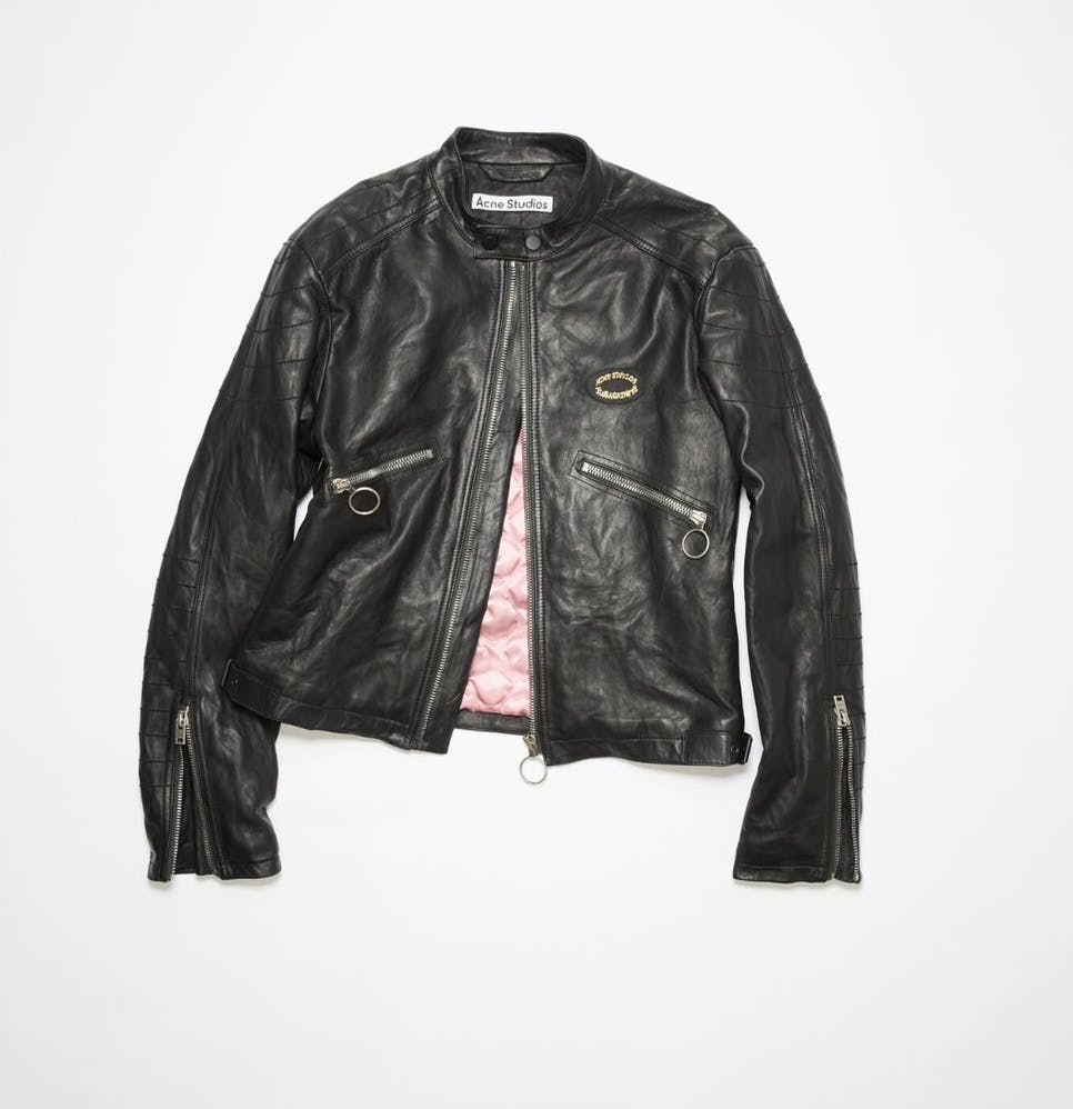 Acne Studios アクネストゥディオズレザージャケットジョングク着用