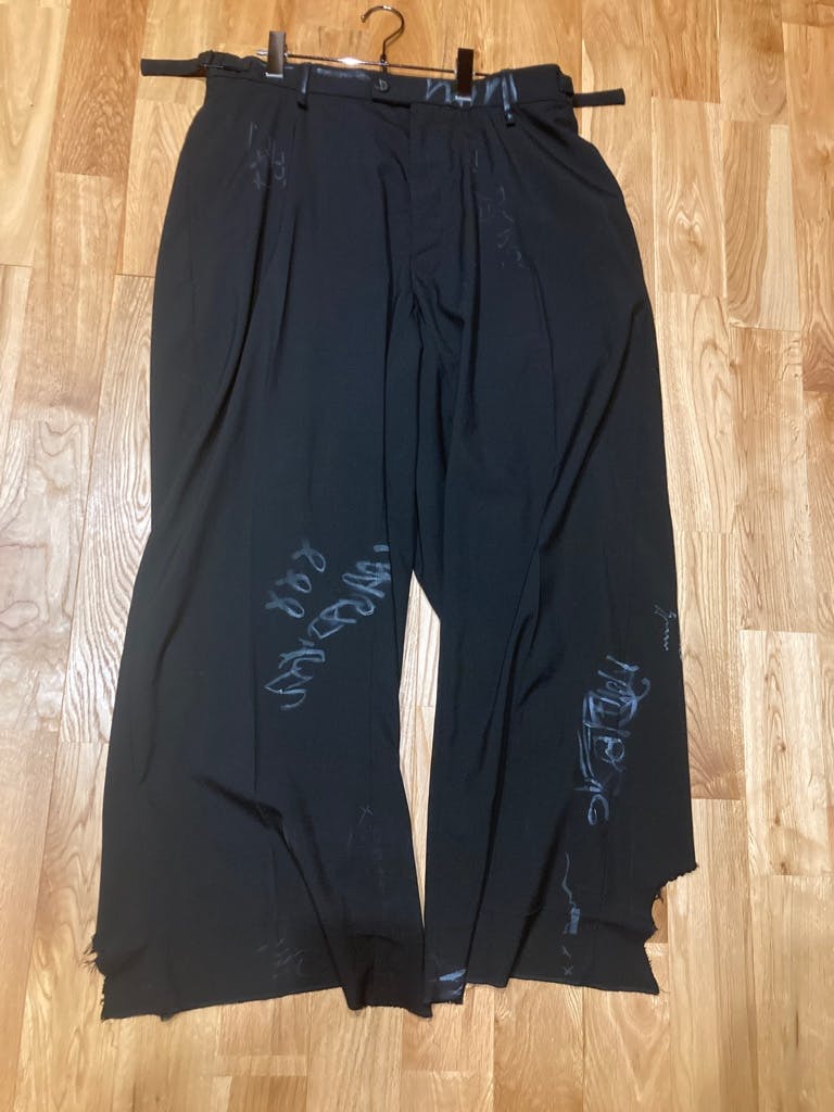 balenciaga graffiti skater tailored pants 試着のみ