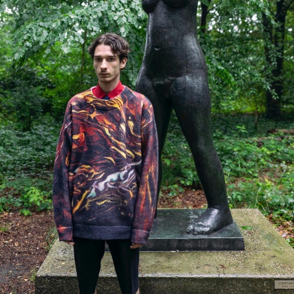 新品 NAMACHEKO 20aw marble knit - ARCHIVESTOCK