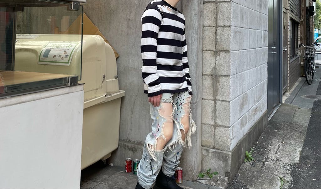 number (n)ine 2002ss モダンエイジ期 ダメージカットソー - ARCHIVESTOCK