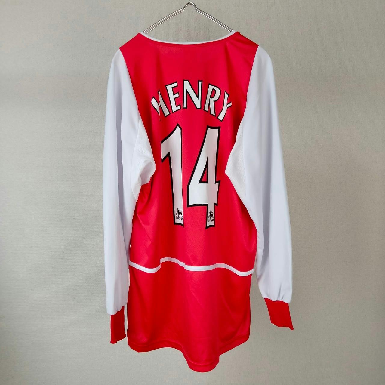 90s O2 アーセナル HENRY ゲームシャツ 長袖 ストリート 古着 90s O2 アーセナル HENRY ゲームシャツ 長袖 ストリート 古着