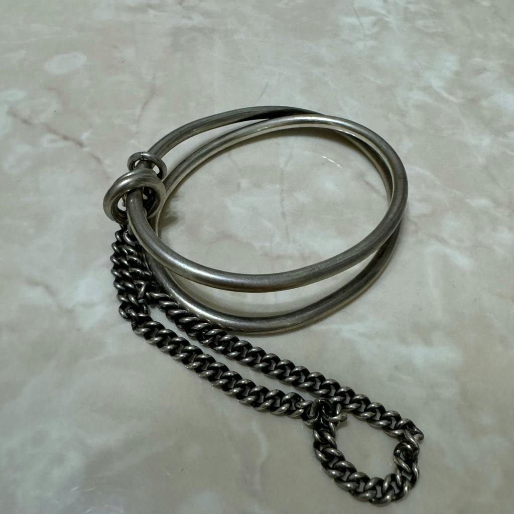 ANN DEMEULEMEESTER ブレスレット ANN DEMEULEMEESTER - アンティーク チェーンブレスレット
