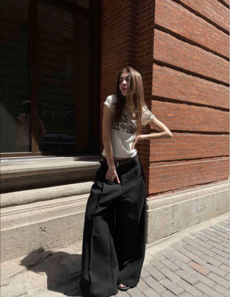 パンツ FAX COPY EXPRESS wide leg pants 正規品 Fax Copy Express WIDE-LEG SUIT PANTS - ARCHIVESTOCK