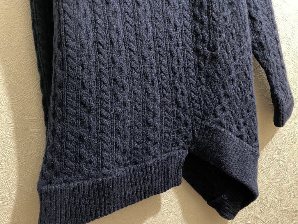Y's Yohji Yamamoto アシンメトリー ケーブル ニット / ワイズ Y's Yohji Yamamoto アシンメトリー ケーブル ニット / ワイズ