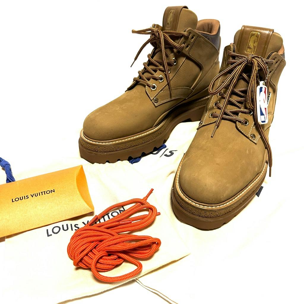 希少【LV×NBA 】オーベルカンフ・ライン アンクルブーツ ヴィトン