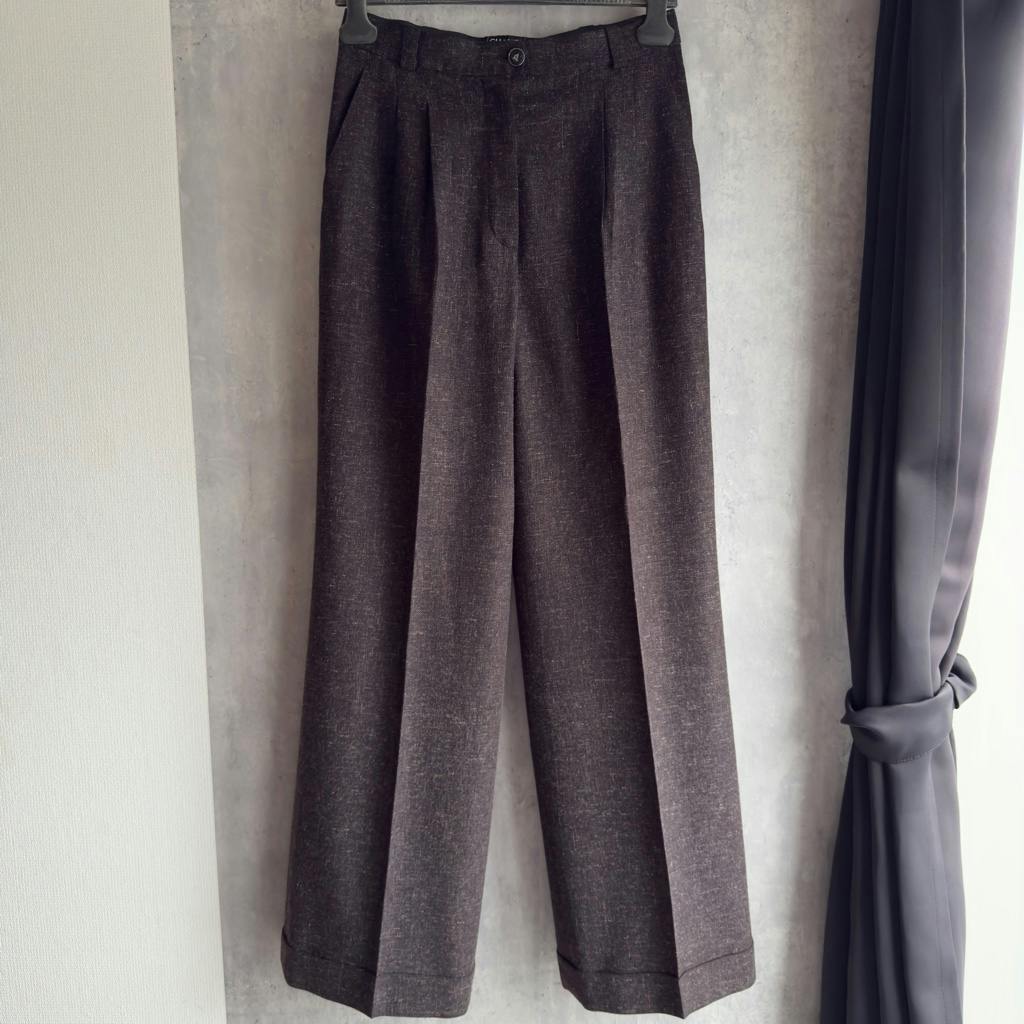 CHANEL Highrise Wide Slacks 02SPRING - ARCHIVESTOCK CHANEL Highrise Wide Slacks 02SPRING - ARCHIVESTOCK