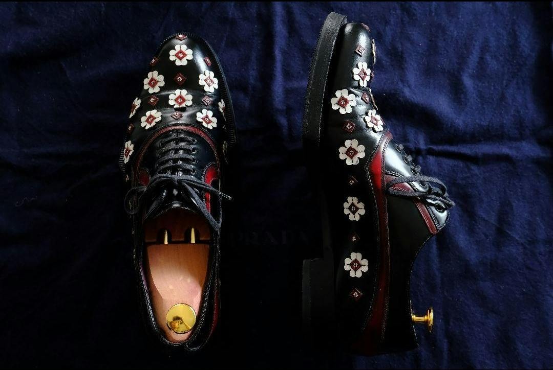 ねこ様限定。PRADA シューズ Prada 12aw flower shoes 39.5 - ARCHIVESTOCK