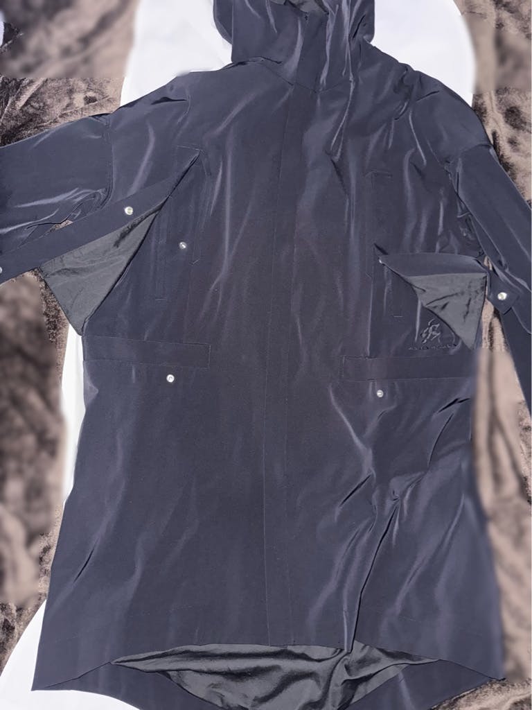 送料無料 Asics Novalis Heveanoid Parka Obsidian Black