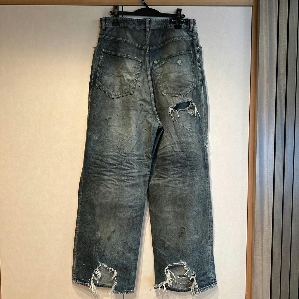 balenciaga baggy denim バレンシアガバギーデニム balenciaga baggy denim バレンシアガ ダメージバギーデニム
