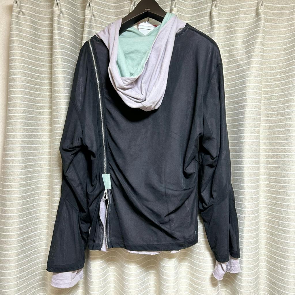 KIKO KOSTADINOV Men's Knox Mesh Hoodie Icy Black 44