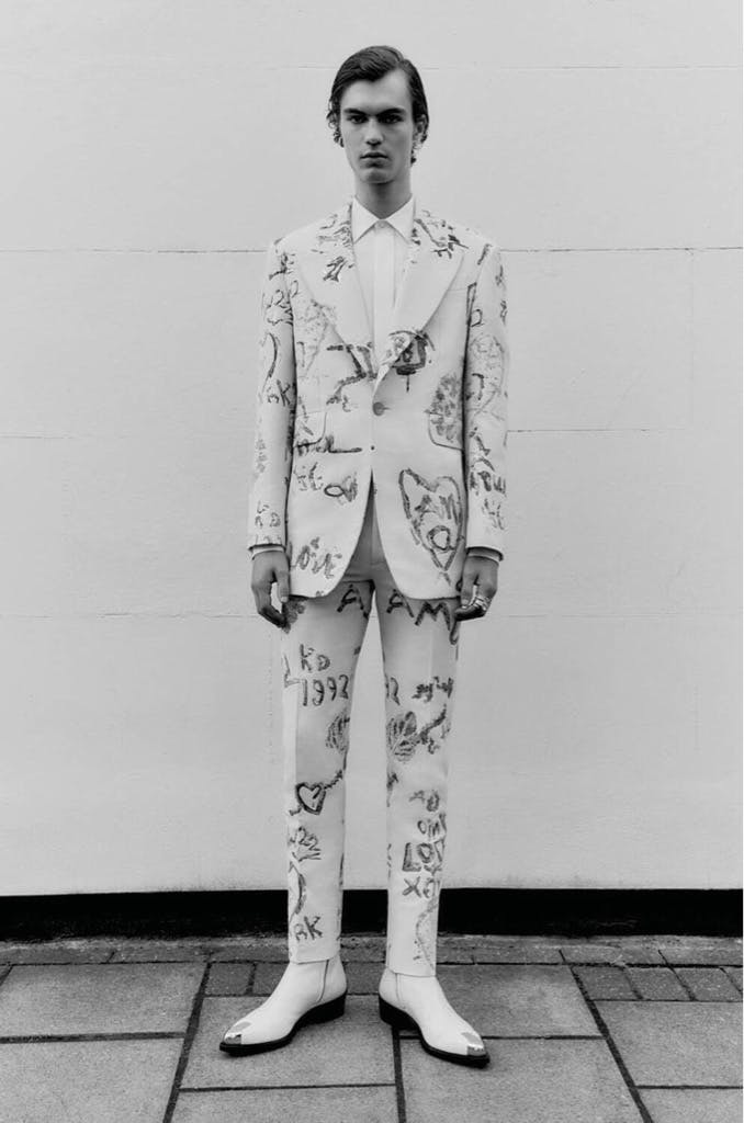 トップス 22's Alexander McQUEEN Print Dress Shirt 22's Alexander McQUEEN Overall Print Dress Shirt - ARCHIVESTOCK
