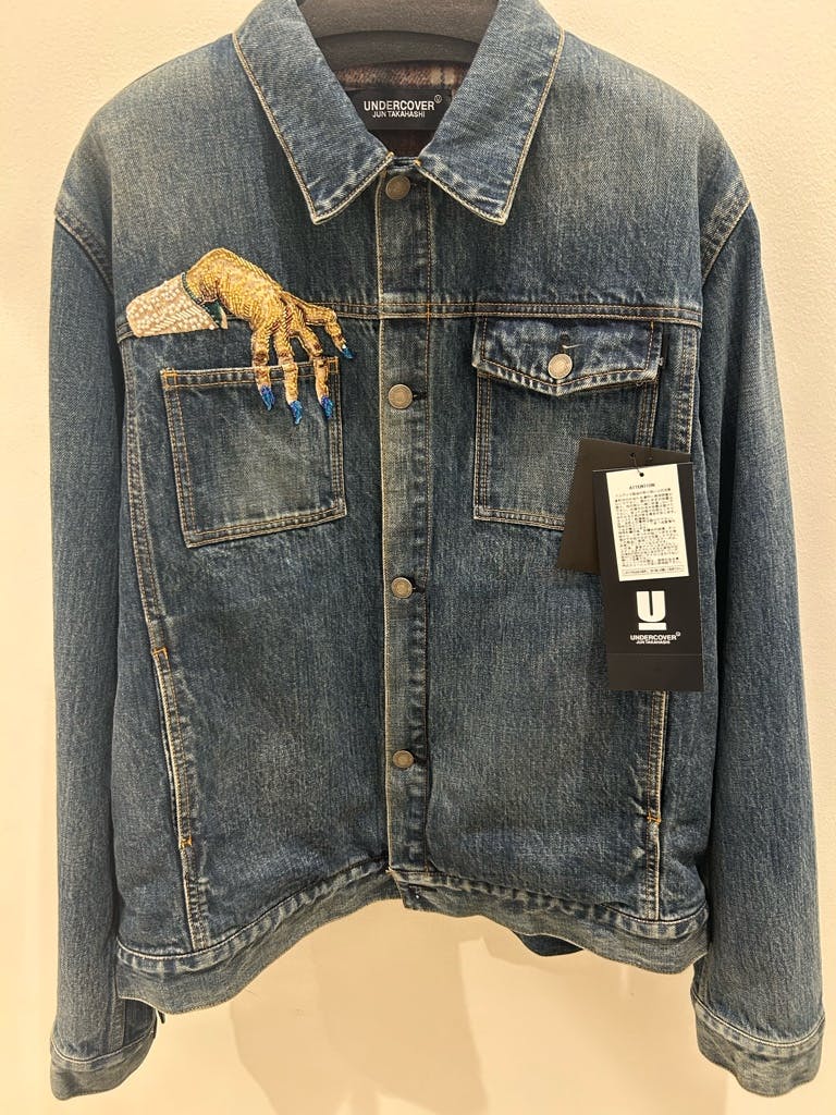 UNDERCOVER 23AW HAND Denim Jacket - ARCHIVESTOCK