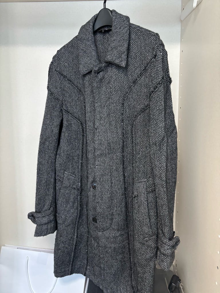 名作 comme des garcons homme plus カーブ期 ツイードコート