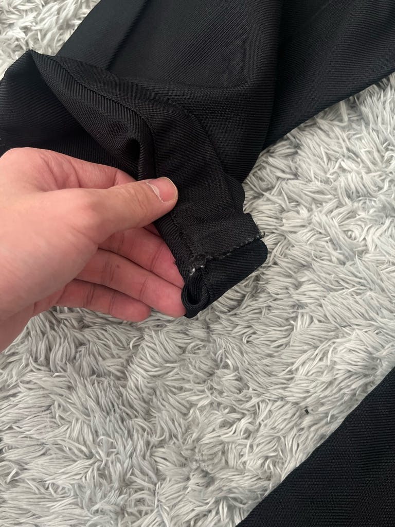 black comme des garcons 23AW エステルオーバーパンツ ポリ縮