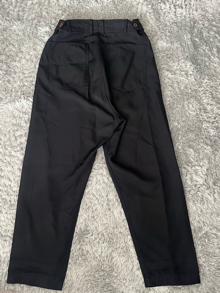 black comme des garcons 23AW エステルオーバーパンツ ポリ縮