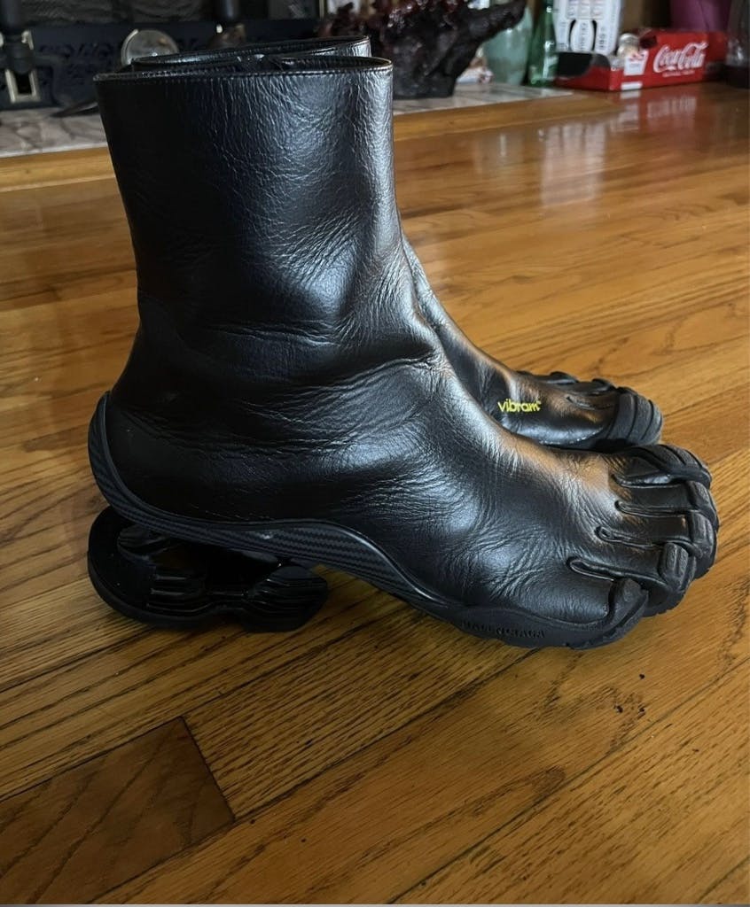 BALENCIAGA ブーツ レザー BALENCIAGA バレンシアガ Trooper トルーパー ボリューム ソール