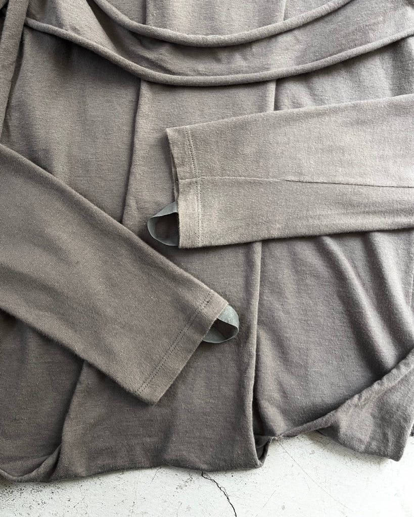 トップス helmut lang 2003aw bondage shirt Helmut Lang 2003 Brushed Cotton Classic Shirt with Bondage