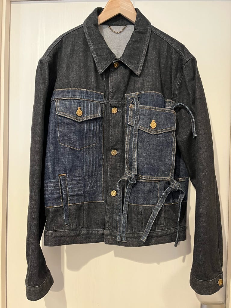 louis vuitton カラコラム デニムジャケット ヴァージル