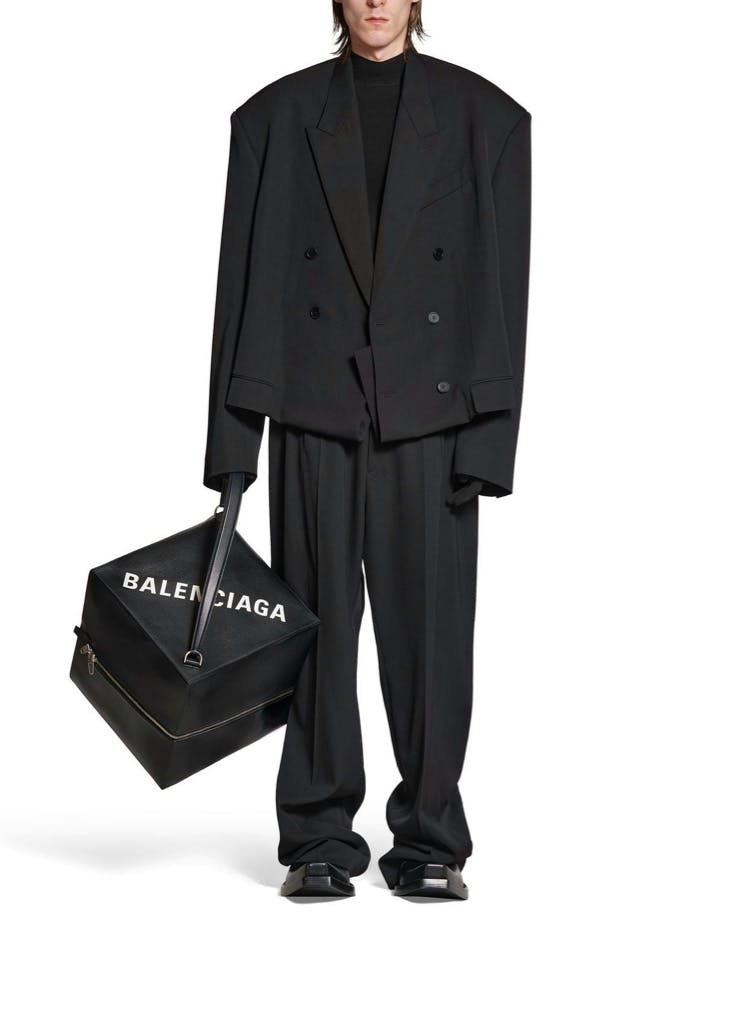 ジャケット・アウター Balenciaga Folded Tailored Jacket 23FW【BALENCIAGA】FOLDED TAILORED JACKET SIZE1 - ARCHIVESTOCK