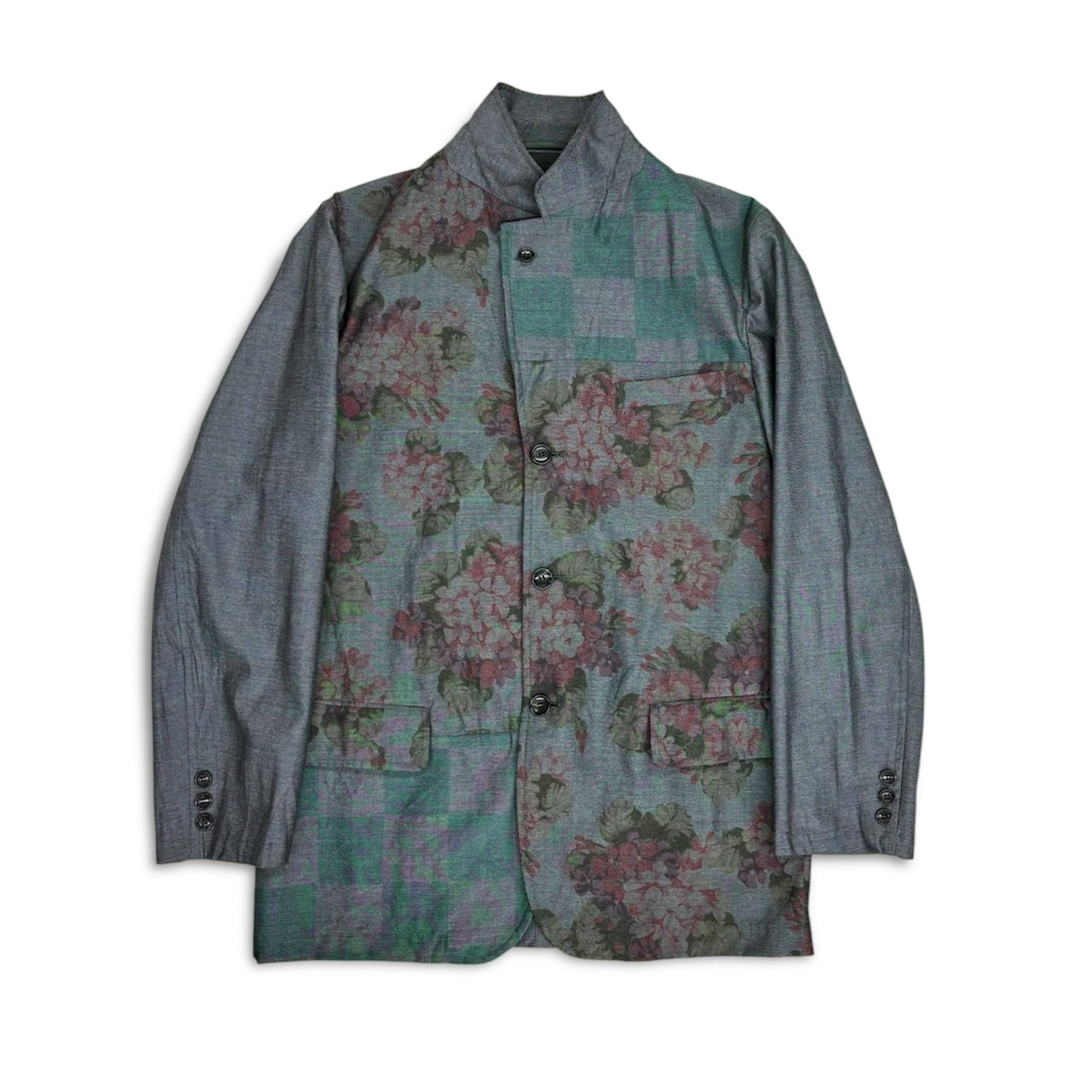 イ*き様 ［田中オム］花柄ジャケット　コムデギャルソンオム　ヴィンテージ　ドゥ AD2001 Comme des Garçons HOMME JACKET ジャケット 田中オム 花