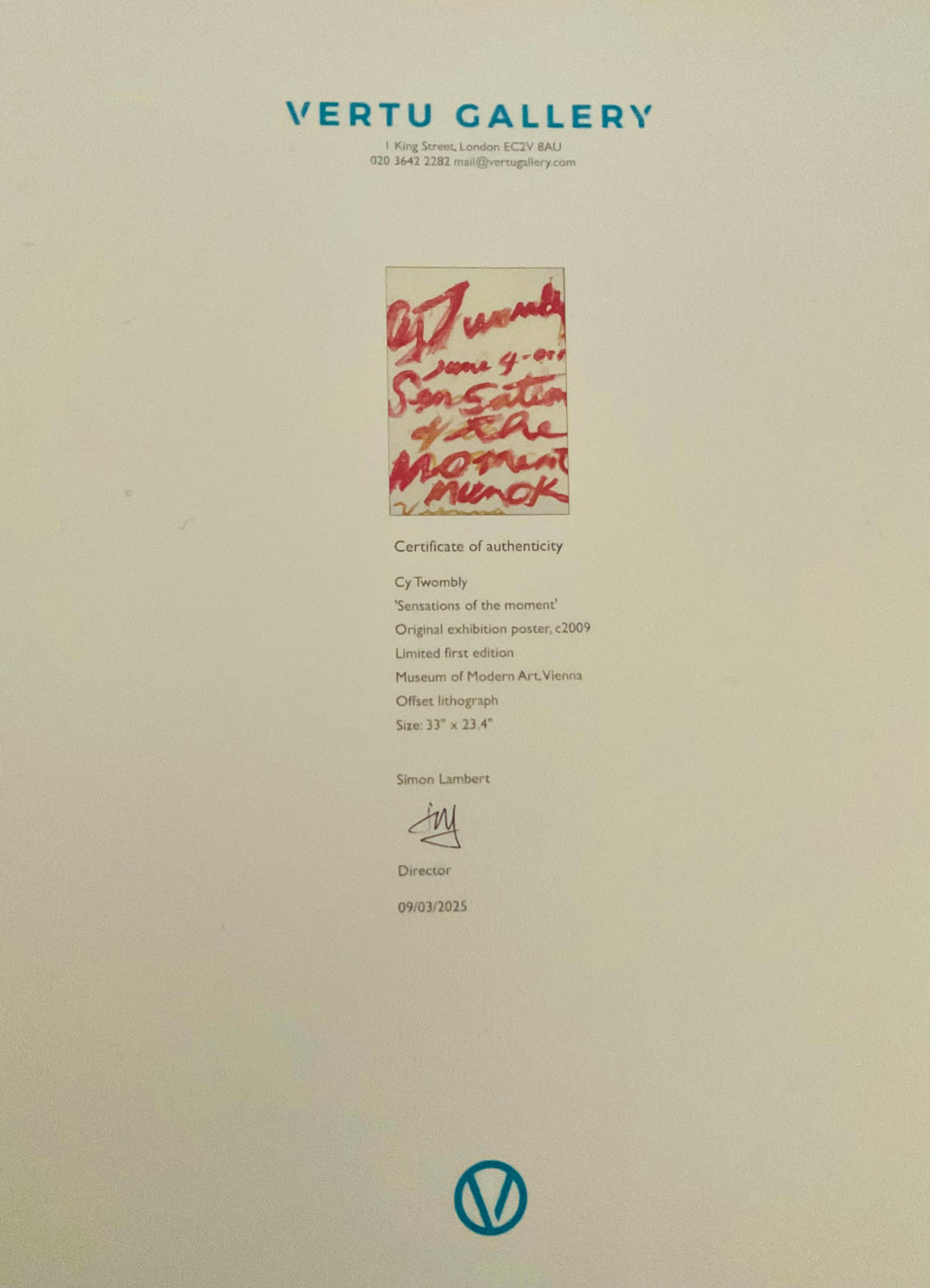cy twombly サイトゥオンブリー 展覧会 ポスター CY TWOMBLYサイトゥオンブリー 展覧会ポスター - ARCHIVESTOCK