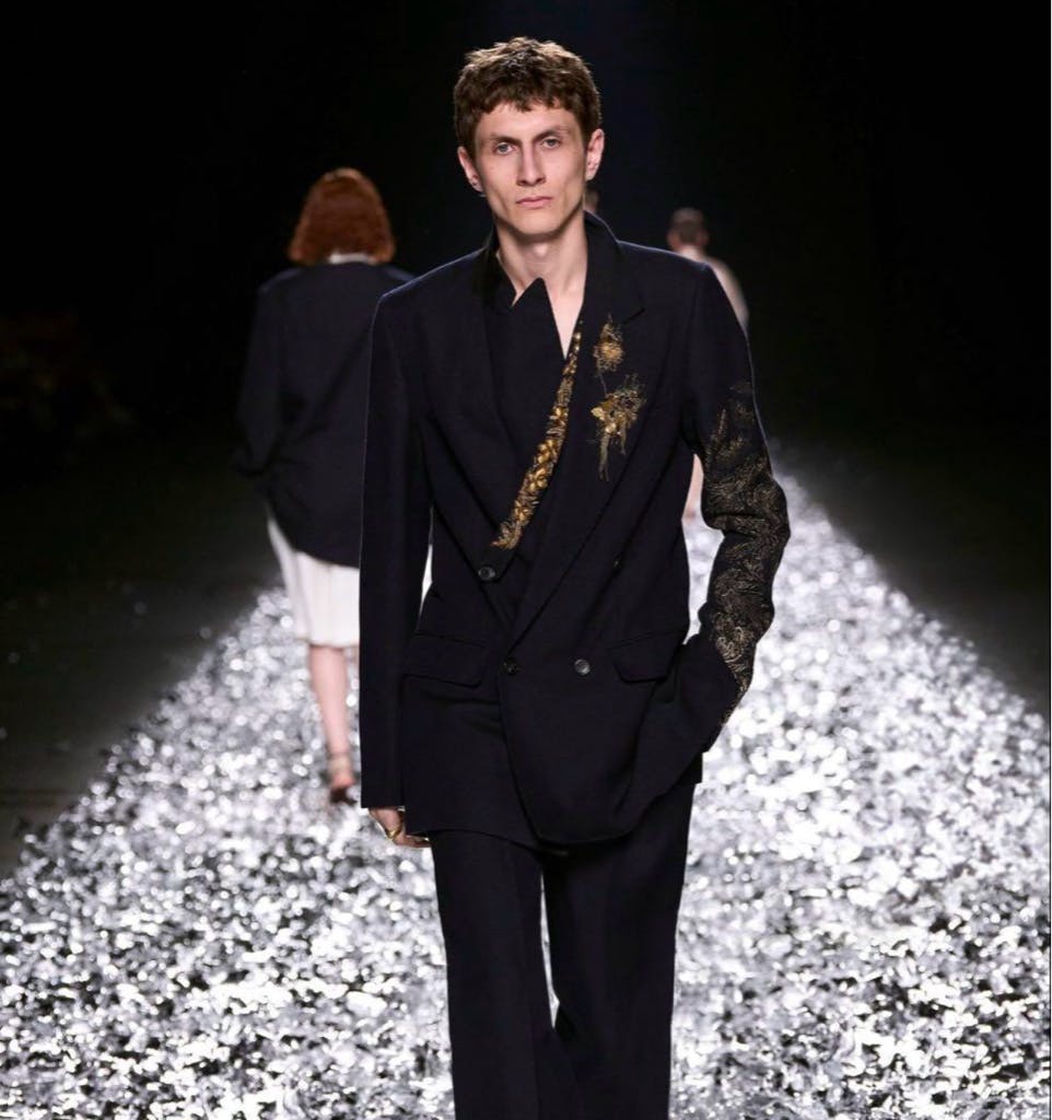 Dries Van Noten 25ss 金刺繍テーラード ブレザー embellished