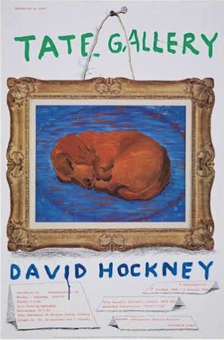 ディビッド・ホックニー David Hockney テートモダン 正規ポスター ディビッド・ホックニー David Hockney テートモダン 正規