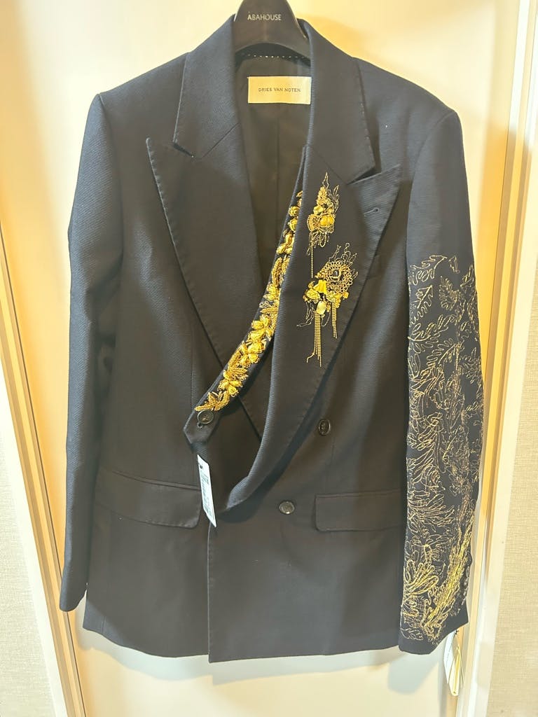 ジャケット・アウター Dries Van Noten 25ss Embellished blazer Embellished blazer - Spring-Summer Men | Dries Van Noten