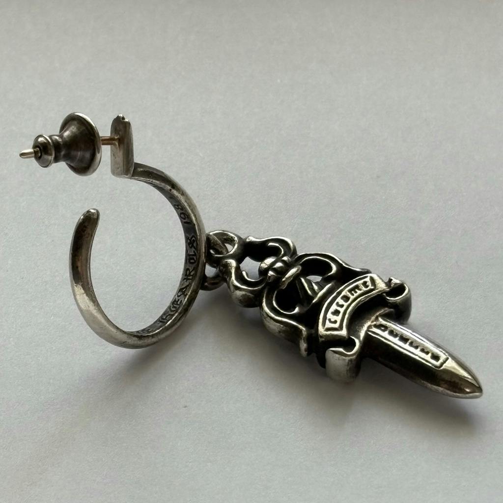 Chrome Hearts ダガーフープピアス Chrome Hearts ダガーフープピアス