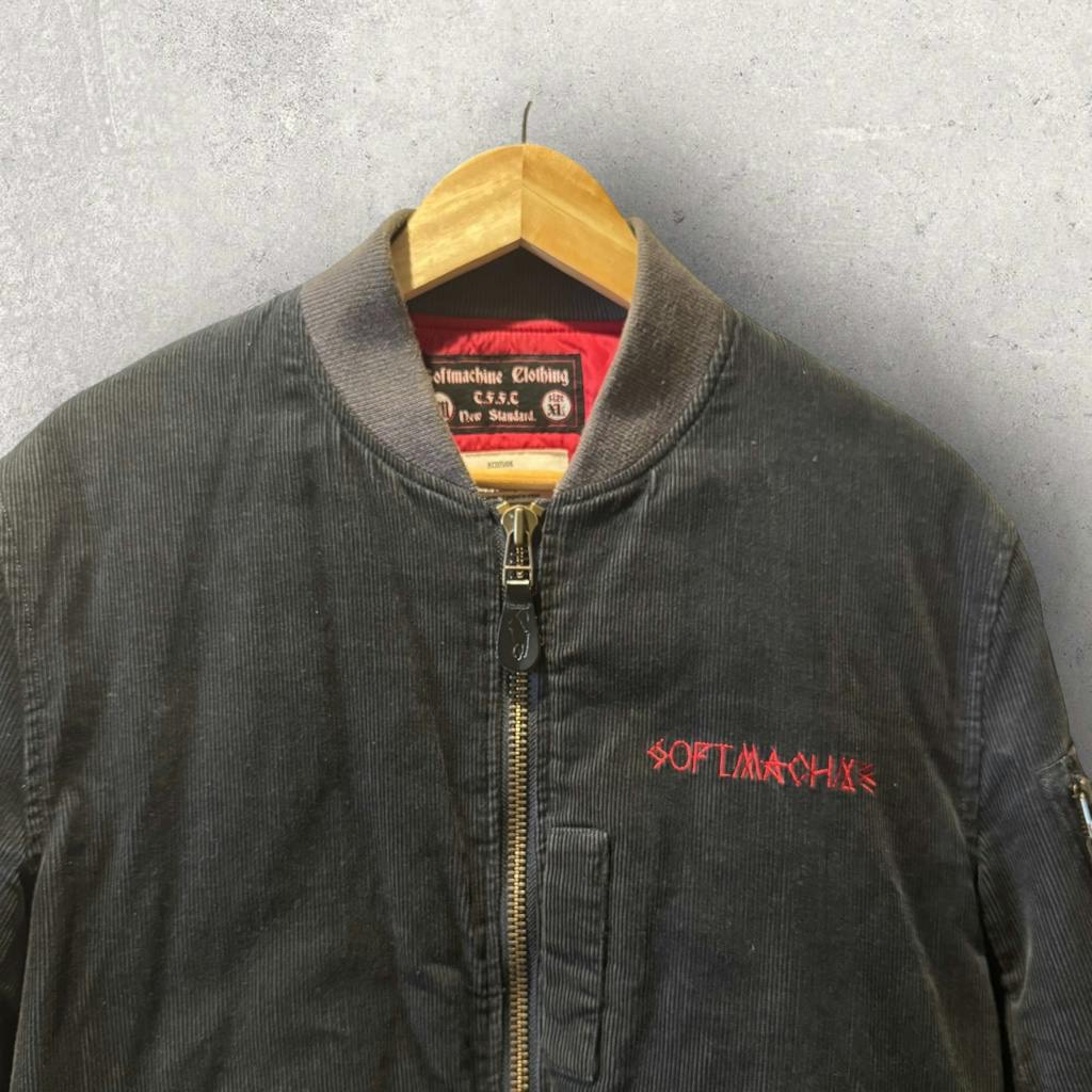 SOFTMACHINE ソフトマシーン MA-1 ジャケット コーデュロイ JACKET