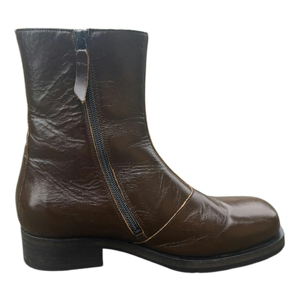our legacy camion boots Olive leather 40 アワーレガシー