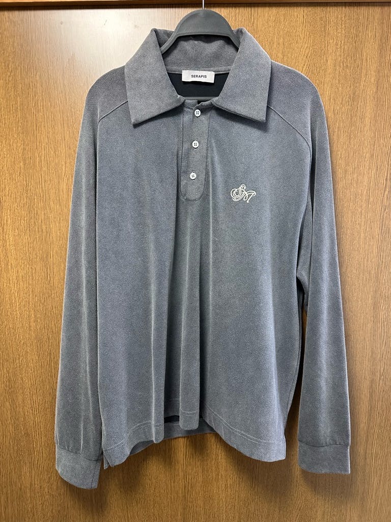 SERAPIS】GREY DYED SAILOR POLO SHIRT - ARCHIVESTOCK