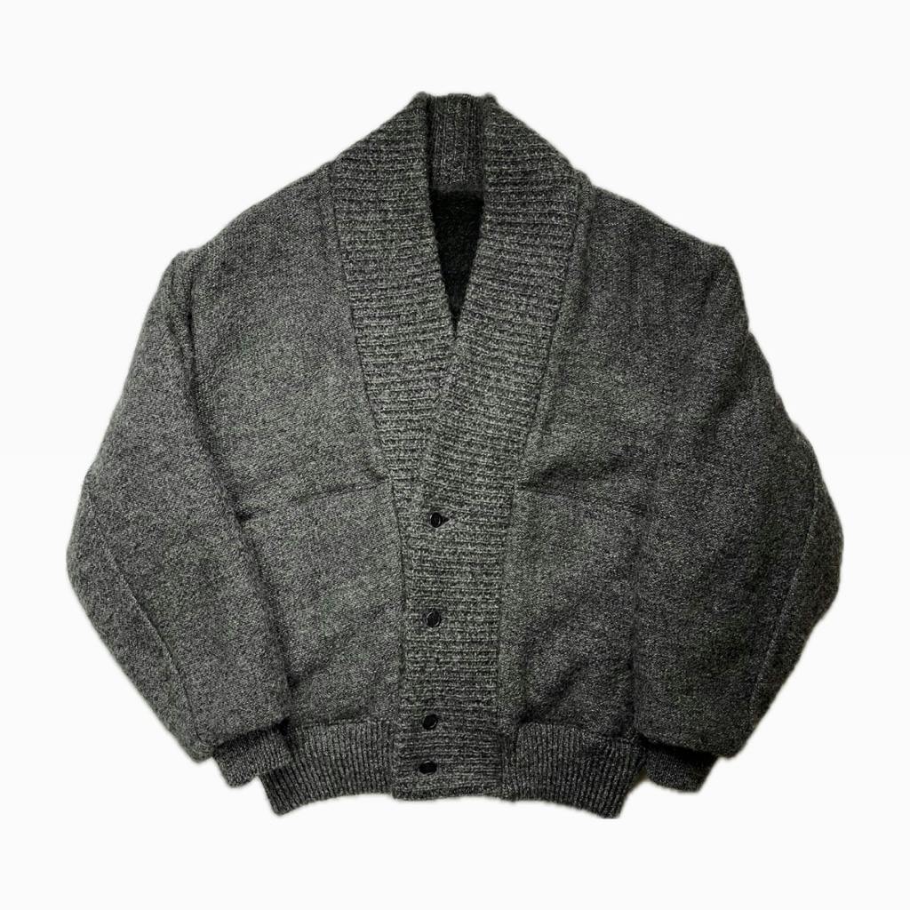 ⚪︎Issey Miyake アーカイブ　筆タグ　ウールボンバーブルゾン sold out】issey miyake men 1983AW 筆タグ ボンバージャケット