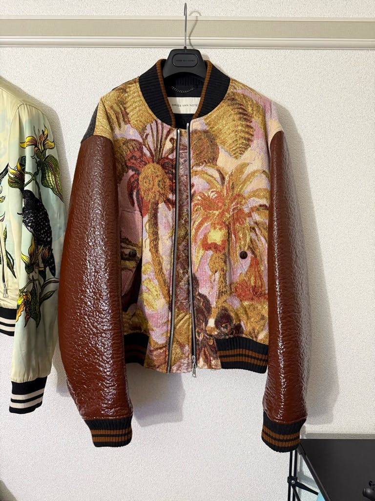 新品　DRIES VAN NOTEN 23AW ジャガードブルゾン　Lサイズ 新品 DRIES VAN NOTEN 23AW ジャガードブルゾン Lサイズ - メルカリ