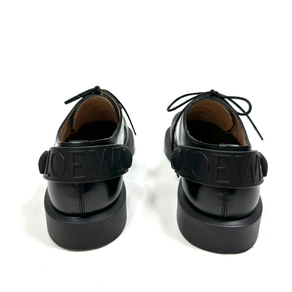 2回使用美品 loewe ラバー切り替え レザーシューズ チェルシーブーツ 2回使用美品 loewe ラバー切り替え レザーシューズ チェルシーブーツ