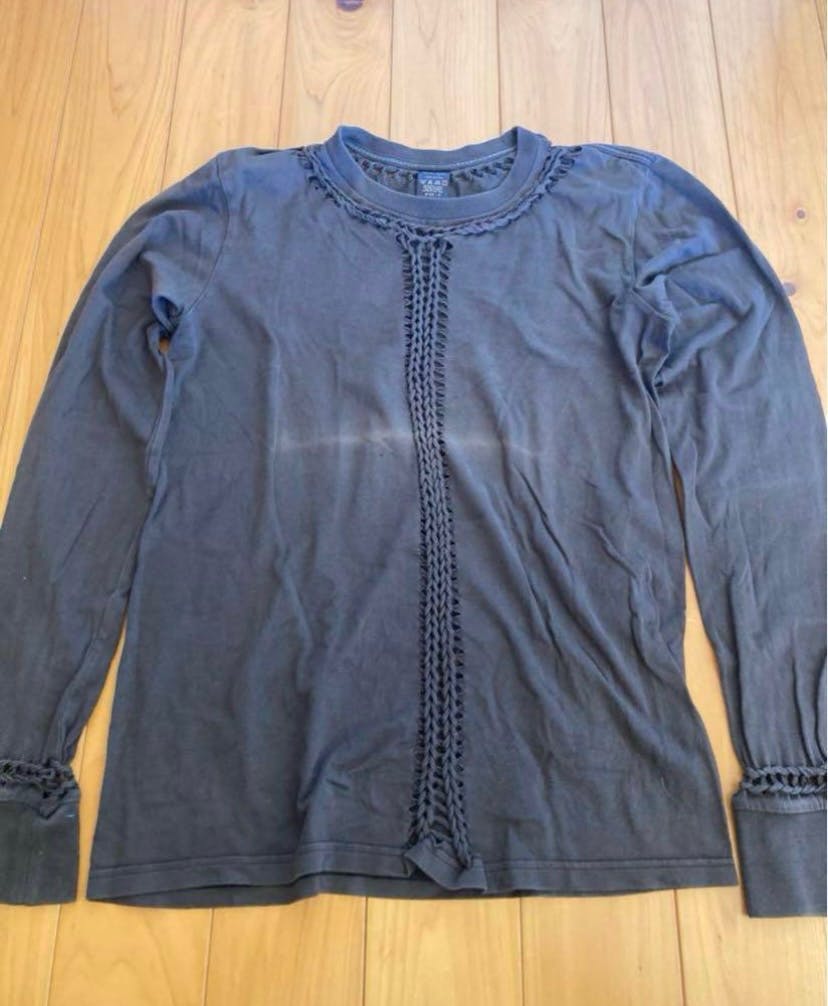 02aw ジョージ期 ナンバーナイン 編み込みロングTシャツ archive number nine ジョージ期 編み込みロンT archive - ARCHIVESTOCK