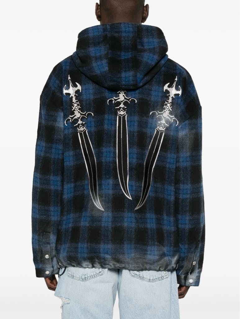 Thug Club Arab Sword Flannel Zip-up 2 THUG CLUB Arab Sword Flannel