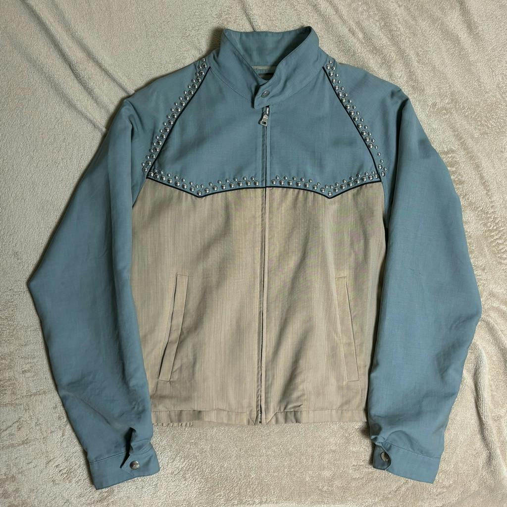 PRADA プラダ　12ss スタッズブルゾン アーカイブ　残額ページ① PRADA 12ss スタッズブルゾン 48 - ARCHIVESTOCK