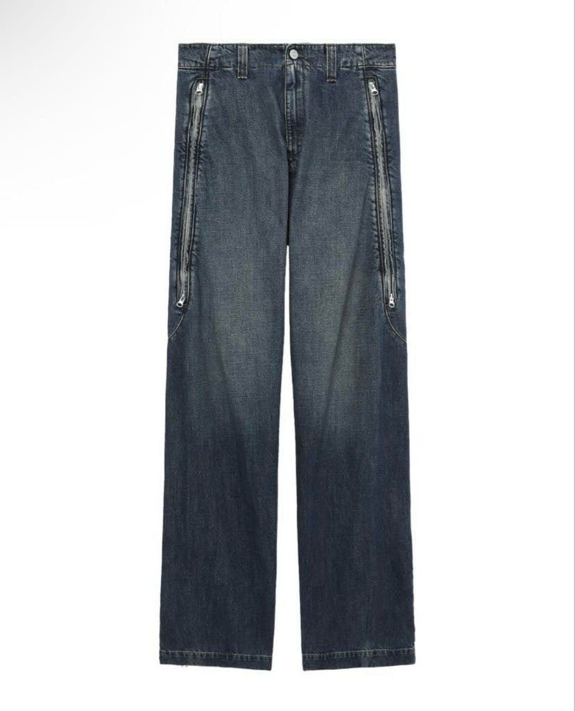 MM6 デニム24 MM6 MAISON MARGIELA｜WIDE DENIM｜BLUE｜2024秋冬｜正規 通販 S