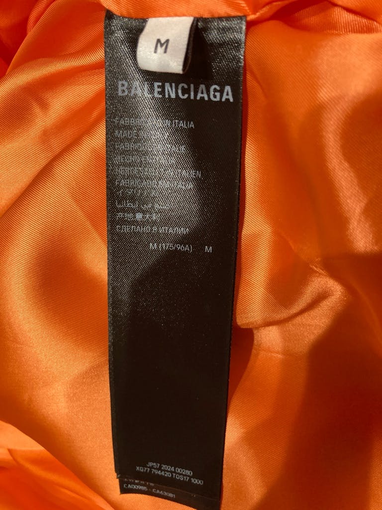 24fall balenciaga nologo leather bomber - ARCHIVESTOCK