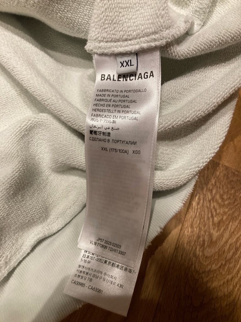 BALENCIAGA tat zip up hoodie 希少XXL - ARCHIVESTOCK