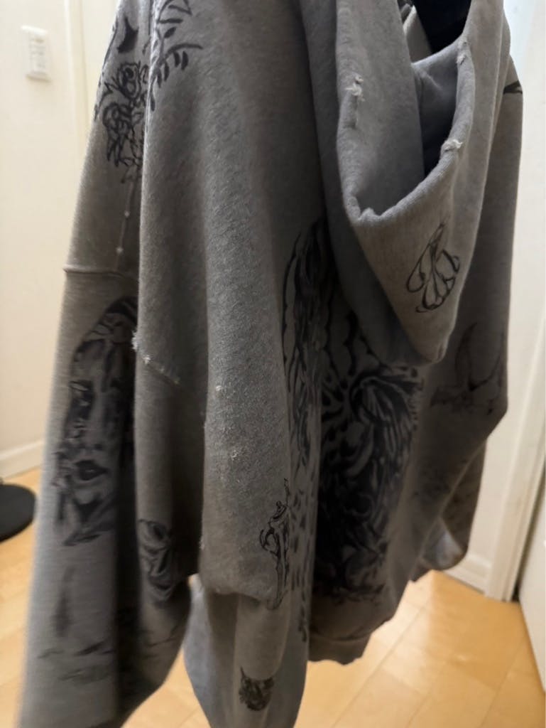 BALENCIAGA tat zip up hoodie s - ARCHIVESTOCK