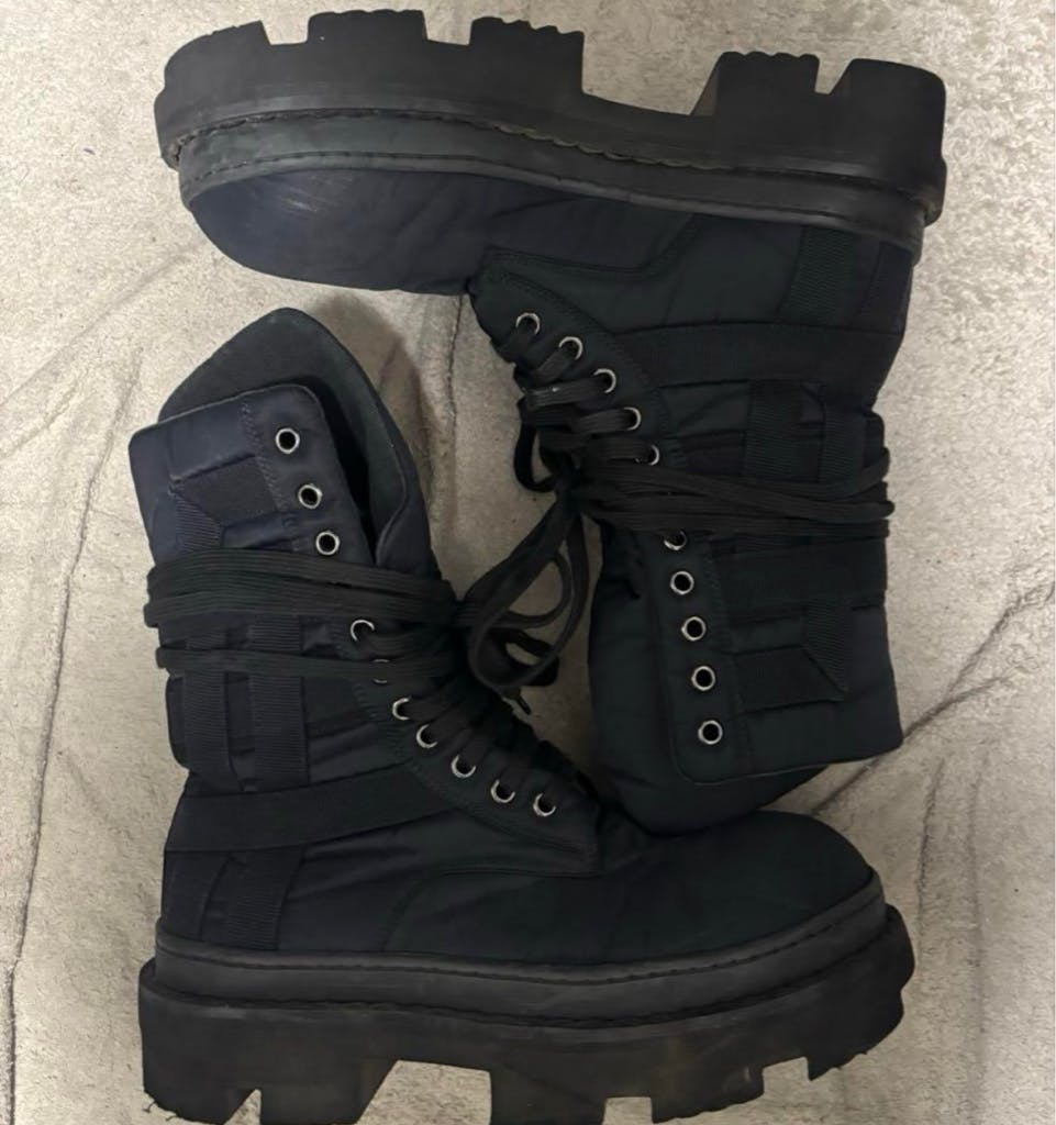 Rick Owens DRKSHDW Army Megatooth boots - ARCHIVESTOCK 希少Rick