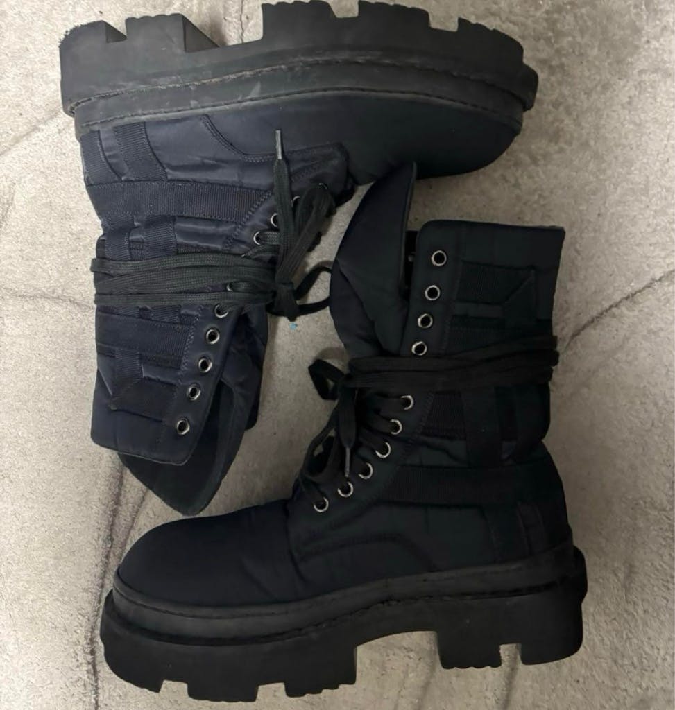 靴 Rick Owens DRKSHDW Army Megatooth boots Rick Owens DRKSHDW Army Megatooth boots - ARCHIVESTOCK