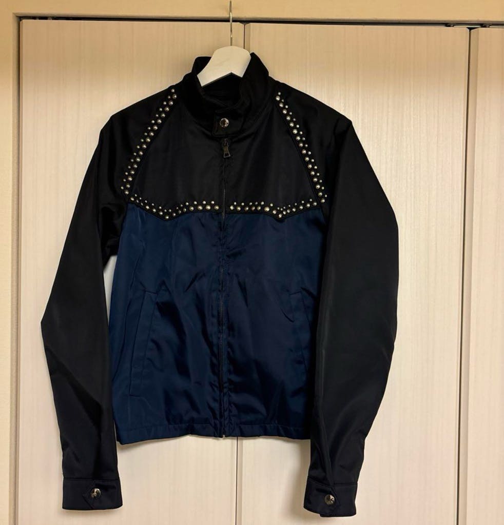 PRADA 12ss スタッズブルゾン プラダ ブルゾン PRADA 12SS スタッズブルゾン - ARCHIVESTOCK