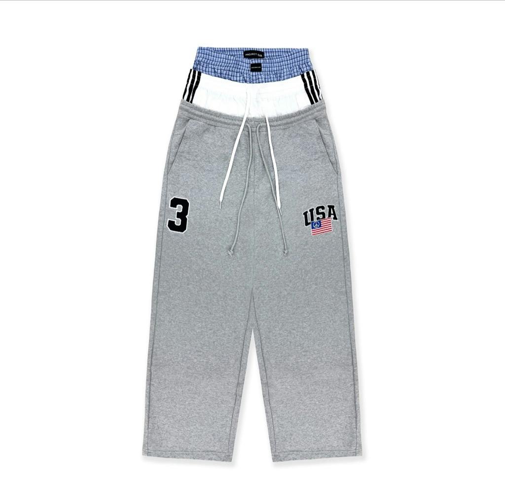 ウォームアップウェア Project G/R 3 LAYERED SWEAT PANTS GR MS PROJECT G/R 3 LAYERED SWEAT PANTS / GRY - ARCHIVESTOCK