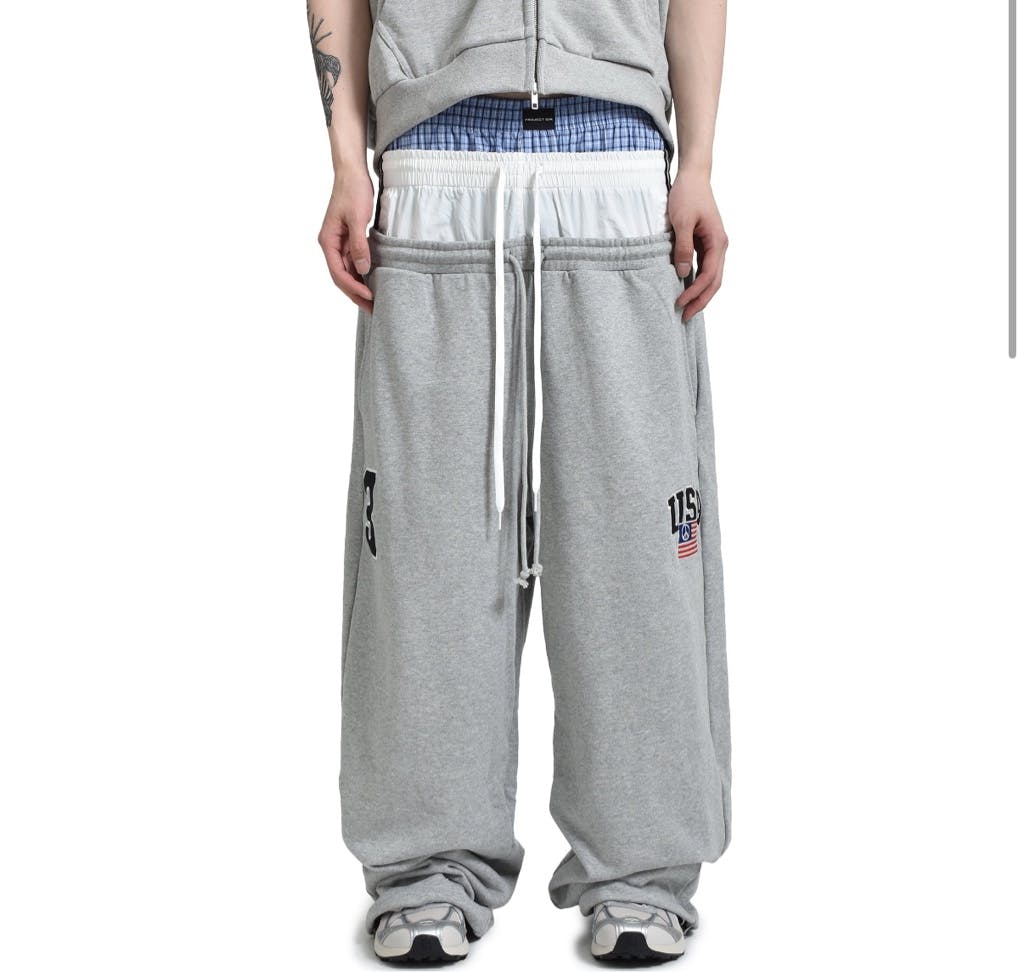 PROJECT G/R　3 LAYERED SWEAT PANTS サイズ2 PROJECT G/R プロジェクト ジーアール SS25 3 LAYERED SWEAT
